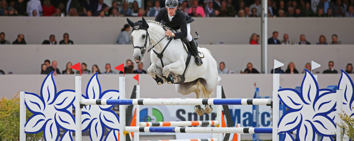 Marcus Ehning en Calanda tijdens Outdoor Gelderland 2019. Foto Wendy Scholten