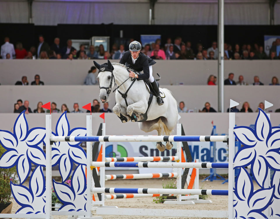 Marcus Ehning en Calanda tijdens Outdoor Gelderland 2019. Foto Wendy Scholten